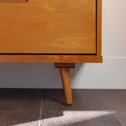 Cara 3 Drawer Mid-Century Modern 3 Drawer TV Stand For TVs Up To 80" - Saracina Home -Dream Home Shop GUEST adfc6377 a2f8 4667 b301 db0ca03593e7