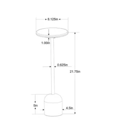 Marble Top Drink Side Table - Brass/White - Hearth & Hand™ With Magnolia -Dream Home Shop GUEST ae4318a5 b344 4c26 bac4 a7044e6cc4c2