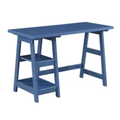 Designs2Go Trestle Desk With Shelves - Breighton Home -Dream Home Shop GUEST ae99fa3d b1bb 4f8b adb7 cdefd1a7b494