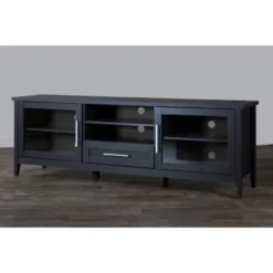 Espresso Finished 1 Drawer TV Stand For TVs Up To 70" Dark Brown - Baxton Studio -Dream Home Shop GUEST aeb4c276 5c40 4900 87d0 5dab021d79b2