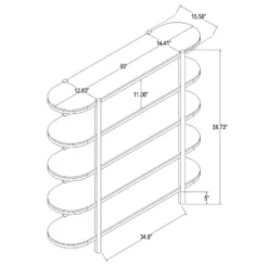 57" Portola Hills 5 Shelf Horizontal Bookcase - Threshold™ Designed With Studio McGee -Dream Home Shop GUEST b0ffd2cc a3d5 4cfa 8018 6df7d8fb0ee4