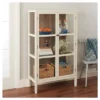 56.2" Hadley Library Cabinet With Glass Shell White - Threshold™ -Dream Home Shop GUEST b27660bf b767 4281 b125 b4e4c371f513