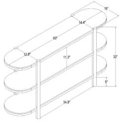 32" Portola Hills 3 Shelf Horizontal Bookcase - Threshold™ Designed With Studio McGee -Dream Home Shop GUEST b29322d3 efb6 44c0 a459 930a88eaa026