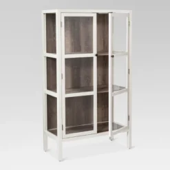 56.2" Hadley Library Cabinet With Glass Shell White - Threshold™ -Dream Home Shop GUEST b3be3e09 a22b 4dd7 963c b3cc3e349a54