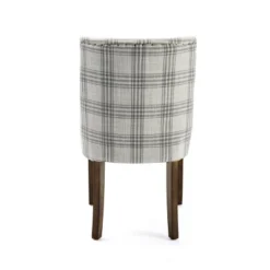 2pk Harman Contemporary Upholstered Plaid Dining Chairs Gray/Light Beige/Brown - Christopher Knight Home -Dream Home Shop GUEST b5f04c9f cfeb 4397 bdc8 4a2b3b6ea482