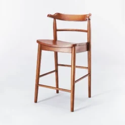 Kaysville Curved Back Wood Counter Height Barstool - Threshold™ Designed With Studio McGee -Dream Home Shop GUEST baa82fbe ac12 4c2a 9ae3 99bba3e5e2ba