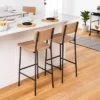 Wood & Steel Bar Stool - Natural/Black - Hearth & Hand™ With Magnolia -Dream Home Shop GUEST bd1a7971 cbb7 457c a7dd 09a043f0655a