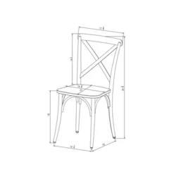 Set Of 2 Malden French Bistro Dining Chair Black - Threshold™ -Dream Home Shop GUEST be93dcf6 6a27 4d9e 83a8 3927be01d462