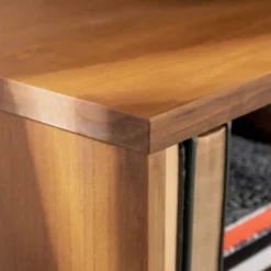 Cara Mid-Century Modern 3 Drawer TV Stand For TVs Up To 65" - Saracina Home -Dream Home Shop GUEST c0771c8f 1199 4b9d aa3f 8f005f897cbe