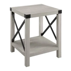 Sophie Rustic Industrial X Frame Side Table - Saracina Home -Dream Home Shop GUEST c1125711 7889 4b84 9fa5 0ca14c668343