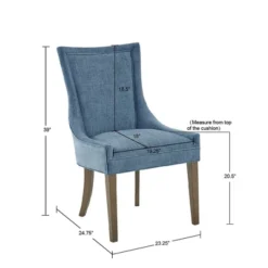 2pk Ultra Dining Side Chairs Blue - Madison Park -Dream Home Shop GUEST c1b06bec e5f4 429b 8b01 94b0d59e1a96