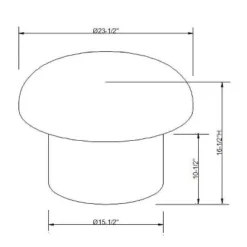 Maddalena Mushroom Stool - Opalhouse™ Designed With Jungalow™ -Dream Home Shop GUEST c2878331 038a 4ac5 ad14 266eb978ce44
