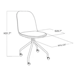 Rolling Kids' Desk Chair - Pillowfort™ -Dream Home Shop GUEST c506529f 509a 4830 adac 351a76fbb9d6