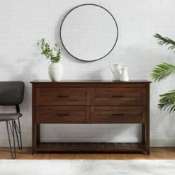 Transitional 4 Drawer Buffet - Saracina Home -Dream Home Shop GUEST c6383927 bd15 4c3c a6c0 b8083c8d9325