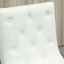 HOMCOM Bar Stools Set Of 2, Swivel Bar Chairs, 25.5" High Fabric Tufted Breakfast Barstools For Kitchen Counter, Cream White 9 HOMCOM Bar Stools Set Of 2, Swivel Bar Chairs, 25.5" High Fabric Tufted Breakfast Barstools For Kitchen Counter, Cream White -Dream Home Shop GUEST c6894d97 b617 48f0 a8ab de2d9f3bba9e