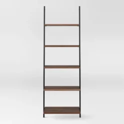 72" Loring 5 Shelf Leaning Bookshelf - Threshold™ -Dream Home Shop GUEST ca4a252c 9447 4c0f 8281 32c20ac3b8d2
