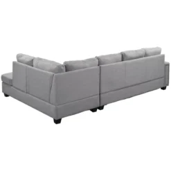 108" Reversible L-Shape Sectional Sofa Couch With Storage Ottoman-ModernLuxe 21 108" Reversible L-Shape Sectional Sofa Couch With Storage Ottoman-ModernLuxe -Dream Home Shop GUEST cf67049d 154f 4dc2 ae99 6b6bcf37a836