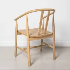 Sculpted Wood Dining Chair - Hearth & Hand™ With Magnolia -Dream Home Shop GUEST d0a5df2b ee0f 4307 8761 1f3ecd2c7740