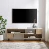 Modern Reeded Door Extendable TV Stand For TVs Up To 50" - Saracina Home 1 Modern Reeded Door Extendable TV Stand For TVs Up To 50" - Saracina Home -Dream Home Shop GUEST d0dca7f4 d483 4d69 bc11 c6d7f91b0f11