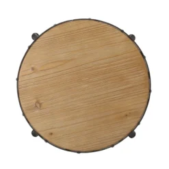 2pc Farmdale Industrial Firwood Adjustable Height Swivel Counter Height Barstools Antique Natural/Pewter - Christopher Knight Home -Dream Home Shop GUEST d16408db a7d7 417b a188 15ded7353b29