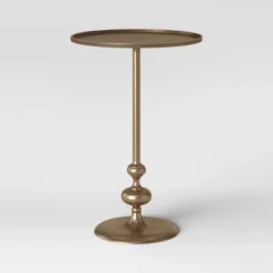 Londonberry Turned Accent Table Brass - Threshold -Dream Home Shop GUEST d25fc13c e72a 48a7 a4ae 5073d83ccc11