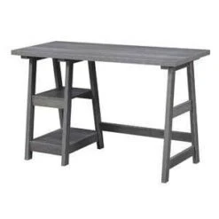Designs2Go Trestle Desk With Shelves - Breighton Home -Dream Home Shop GUEST d3c35582 9cbe 4d8b 93b4 313574d1e5e3