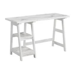 Designs2Go Trestle Desk With Shelves - Breighton Home -Dream Home Shop GUEST d501b696 da52 4e76 855b fce373e8d2ae