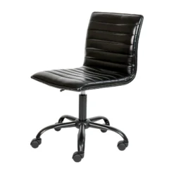 Emma And Oliver Low Back Designer Armless Ribbed Swivel Task Office Chair 35 Emma And Oliver Low Back Designer Armless Ribbed Swivel Task Office Chair -Dream Home Shop GUEST d6cdbbf8 c011 4365 98a9 c575005da00d