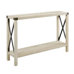 Sophie Rustic Industrial X Frame Entry Table - Saracina Home -Dream Home Shop GUEST d727ce8b 339b 4d6d 9bc1 4b2e3bc736a9