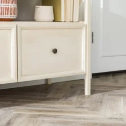 Farmhouse 3 Drawer Wood TV Stand For TVs Up To 65" - Saracina Home -Dream Home Shop GUEST d77774f4 3e5a 4a67 9f72 0016110a90cd