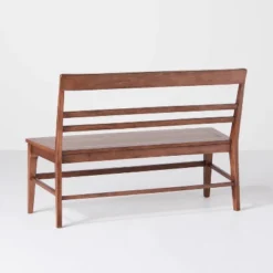 Wood Ladder Back Bench - Hearth & Hand™ With Magnolia -Dream Home Shop GUEST db86add3 b442 4417 a7bf 9703a6bed30e