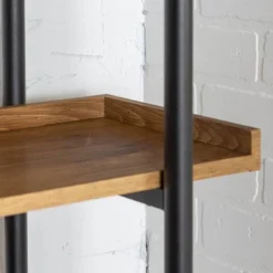 68" 5 Tray Shelf Urban Pipe X Back Bookshelf - Saracina Home -Dream Home Shop GUEST dc48e521 6f15 4188 bc6b c363538622f2