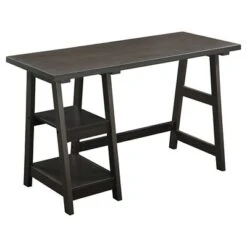 Designs2Go Trestle Desk With Shelves - Breighton Home -Dream Home Shop GUEST dce1e693 0860 4d20 872d b1e4fbd1c6b4