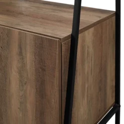 72" Open Shelf And Closed Storage Cabinet Ladder Bookcase - Saracina Home -Dream Home Shop GUEST ded49d99 27c1 4ea8 a1ba cd985adc4624