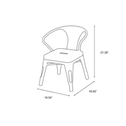 Set Of 2 Harper & Hudson Kids' Metal Activity Chairs - ACEssentials -Dream Home Shop GUEST e7185e2c 790c 4477 ab1f bdc95d67ad72