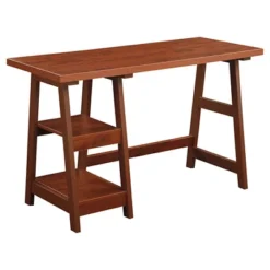 Designs2Go Trestle Desk With Shelves - Breighton Home -Dream Home Shop GUEST e9cc924e 4291 4243 ac31 220955c22f8e