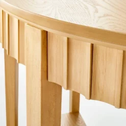 Thousand Oaks Wood Scalloped Demilune Console Table - Threshold™ Designed With Studio McGee 8 Thousand Oaks Wood Scalloped Demilune Console Table - Threshold™ Designed With Studio McGee -Dream Home Shop GUEST eb35aaa8 f7c8 4881 b5d1 f85e53b2ca90