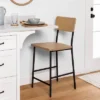 Wood & Steel Counter Stool -Natural/Black - Hearth & Hand™ With Magnolia -Dream Home Shop GUEST eb4c6eaf fe1a 4354 a468 e825ff634758