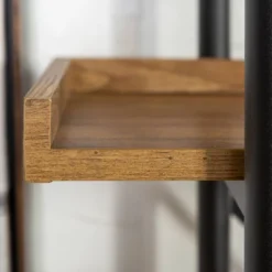 68" 5 Tray Shelf Urban Pipe X Back Bookshelf - Saracina Home -Dream Home Shop GUEST f414af8b f462 42d1 a49d bd9647b53dec