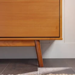 Solid Wood Mid-Century Modern TV Stand For TVs Up To 80" - Saracina Home -Dream Home Shop GUEST f4abc142 84ea 4c94 8534 cf09ec9e7bfa