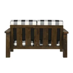Jovie Gingham Rustic Loveseat - HOMES: Inside + Out -Dream Home Shop GUEST f773bcaf 574a 4e27 96b6 3bc9f78da4e4