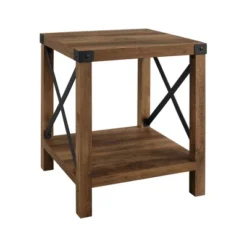 Sophie Rustic Industrial X Frame Side Table - Saracina Home -Dream Home Shop GUEST f915e628 130c 4cb9 b6c1 9e1deeb835fb