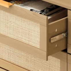 43.31" 6-Drawer Rattan Dresser For Living Room And Bedroom - ModernLuxe -Dream Home Shop GUEST f9cd6e25 eed0 4d7a 8a11 5c3251963523