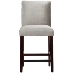 25" Velvet Parsons Counter Height Barstool Wood - Threshold™ -Dream Home Shop GUEST f9dfe6cc 73c9 46f6 9146 046c7990b68e
