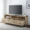 4 Drawer Farmhouse TV Stand For TVs Up To 80" - Saracina Home -Dream Home Shop GUEST fc53e969 d6ad 444b a168 c43343c57c50