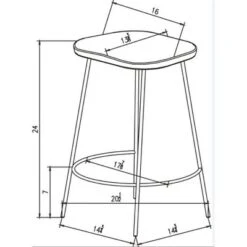 Metal Base Counter Height Barstools With Wood Seat Brown - Threshold™ Designed With Studio McGee -Dream Home Shop GUEST fc6ba567 7d0a 4f6c a2d1 6fb42b1cfa64