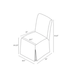 Canvas Slipcover Armless Dining Chair - Hearth & Hand™ With Magnolia -Dream Home Shop GUEST fc97354d 061e 4aac 9cad 1061314ab18c