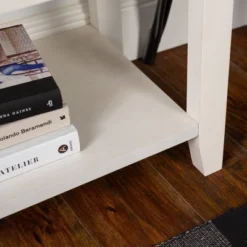 48" Farmhouse Solid Wood 2 Drawer Buffet White - Saracina Home -Dream Home Shop GUEST fca06093 76ee 4361 a9c1 7bd02fcca42c