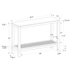 Console Table With Woven Rattan Shelf Black - Threshold™ Designed With Studio McGee -Dream Home Shop GUEST fd806213 5ef7 492e a065 be15b39cc53e