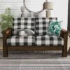 Jovie Gingham Rustic Loveseat - HOMES: Inside + Out 2 Jovie Gingham Rustic Loveseat - HOMES: Inside + Out -Dream Home Shop GUEST fead4da2 15b5 433c 93d7 058e1d0967b2